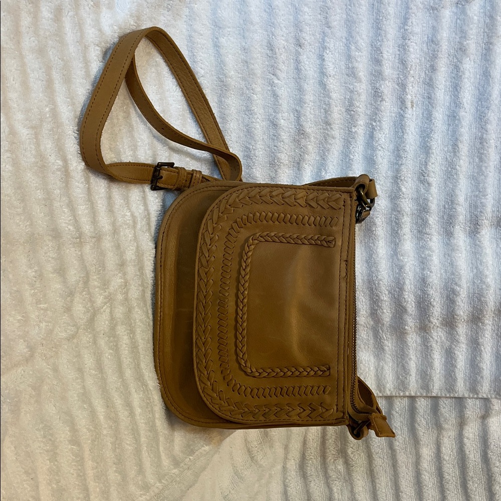 The Sak Brown Leather Crossbody Bag